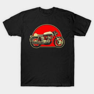 1971 MV Agusta 750S Retro Red Circle Motorcycle T-Shirt